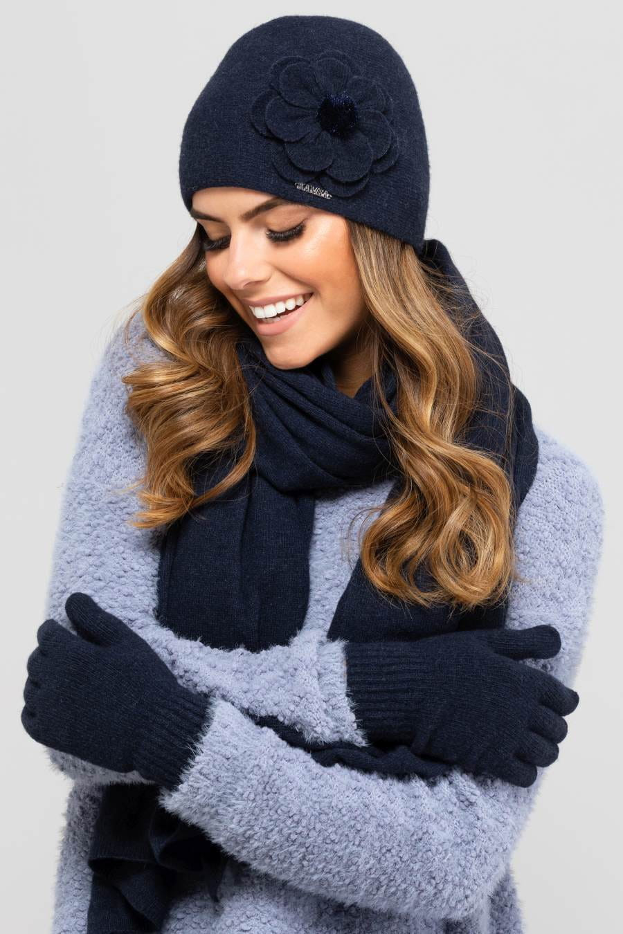 Kamea Woman's Hat K.19.076.12 Navy Blue