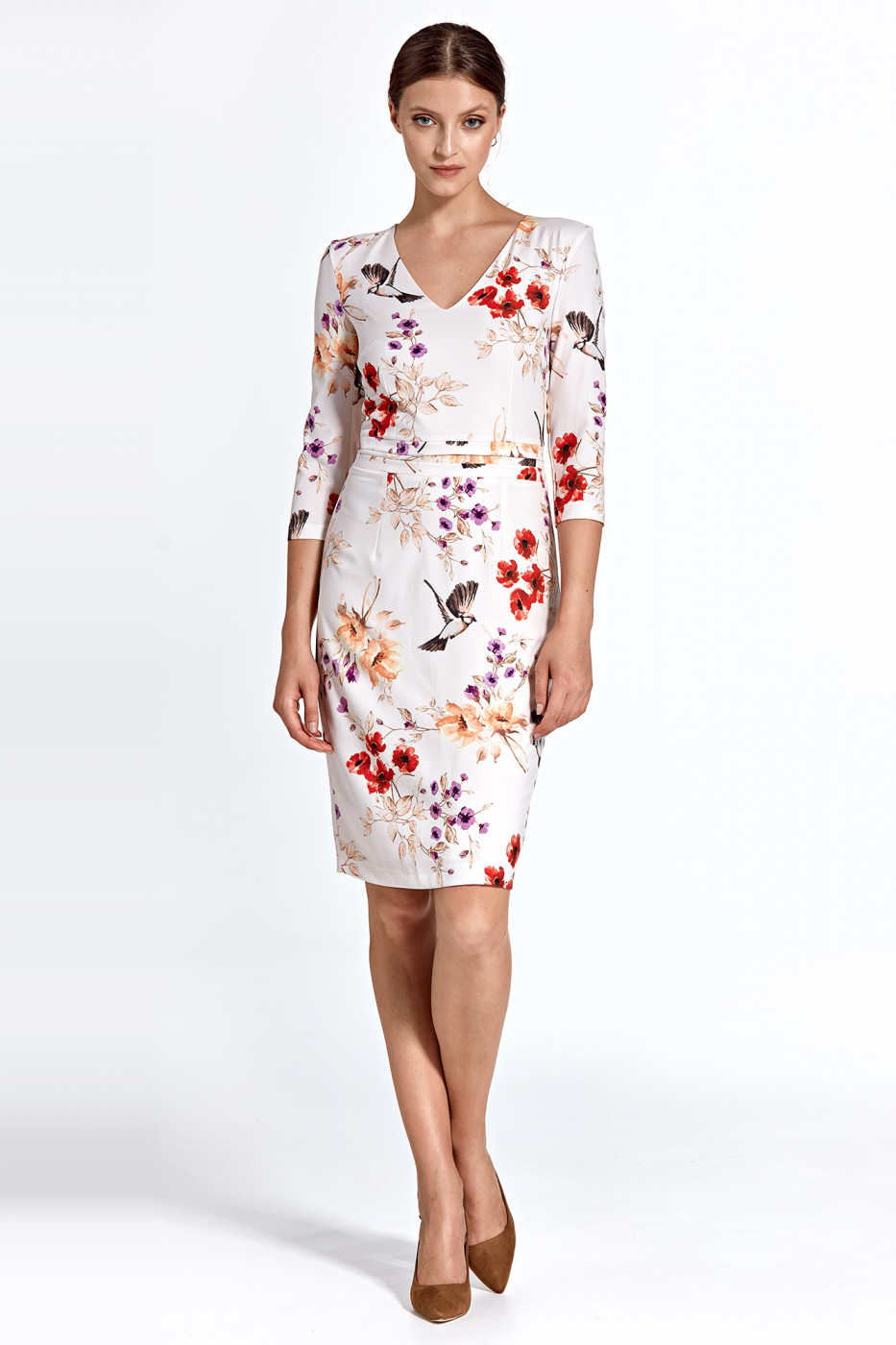 Colett Woman's Dress Cs28 Pattern Ecru