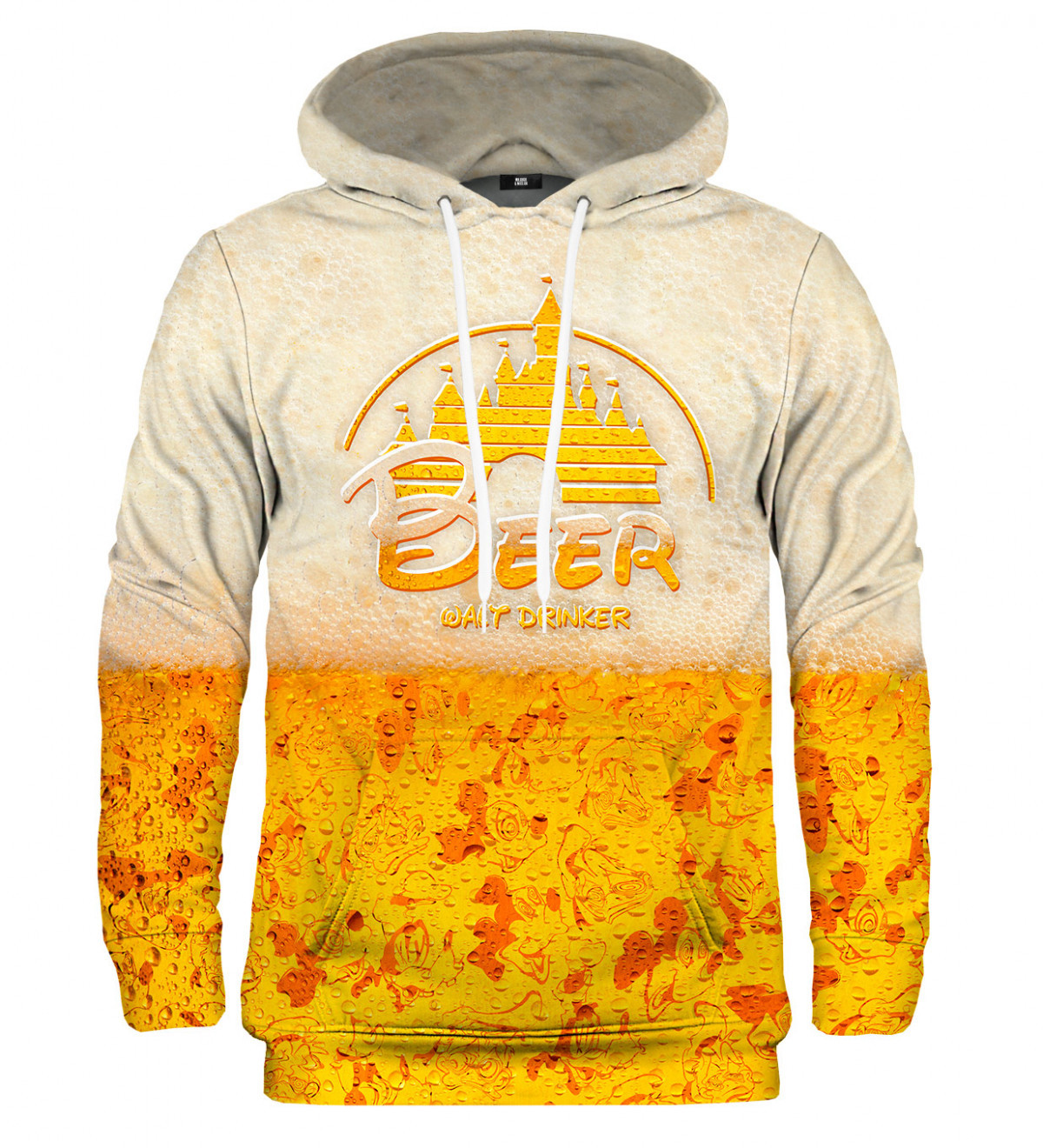Mr. GUGU & Miss GO Unisex's Hoodie Kangaroo H-K1806