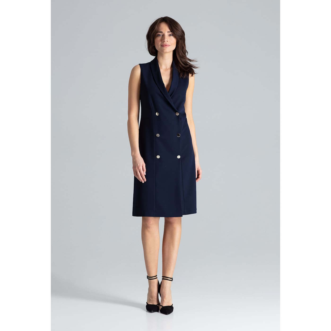 Lenitif Woman's Dress L044 Navy