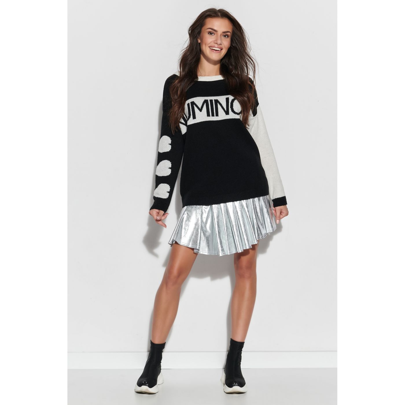 Numinou Woman's Sweater S80 White/Black