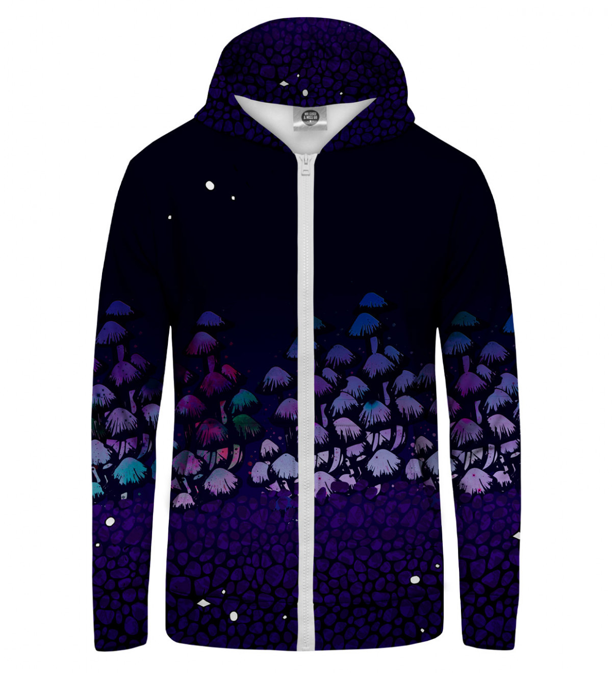 Mr. GUGU & Miss GO Unisex's Hoodie HKZ-U-PC 1761 Purple