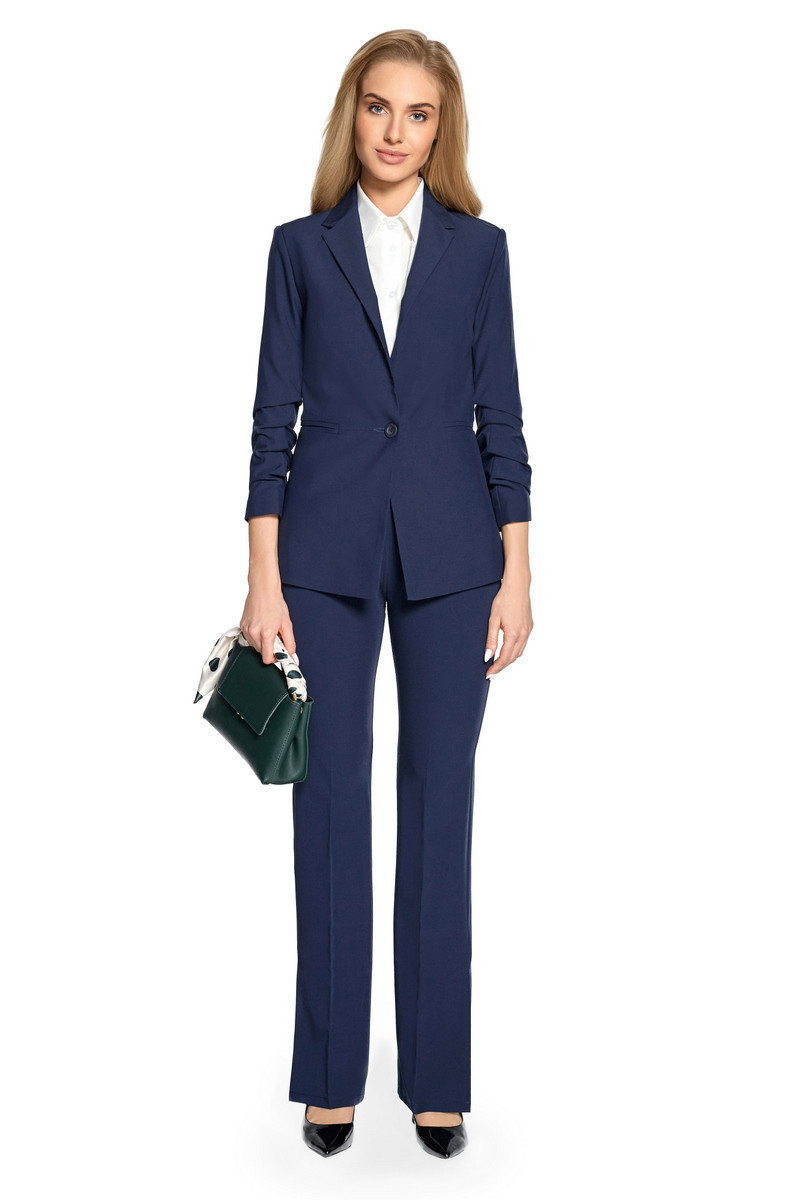 Stylove Woman's Jacket S088 Navy Blue