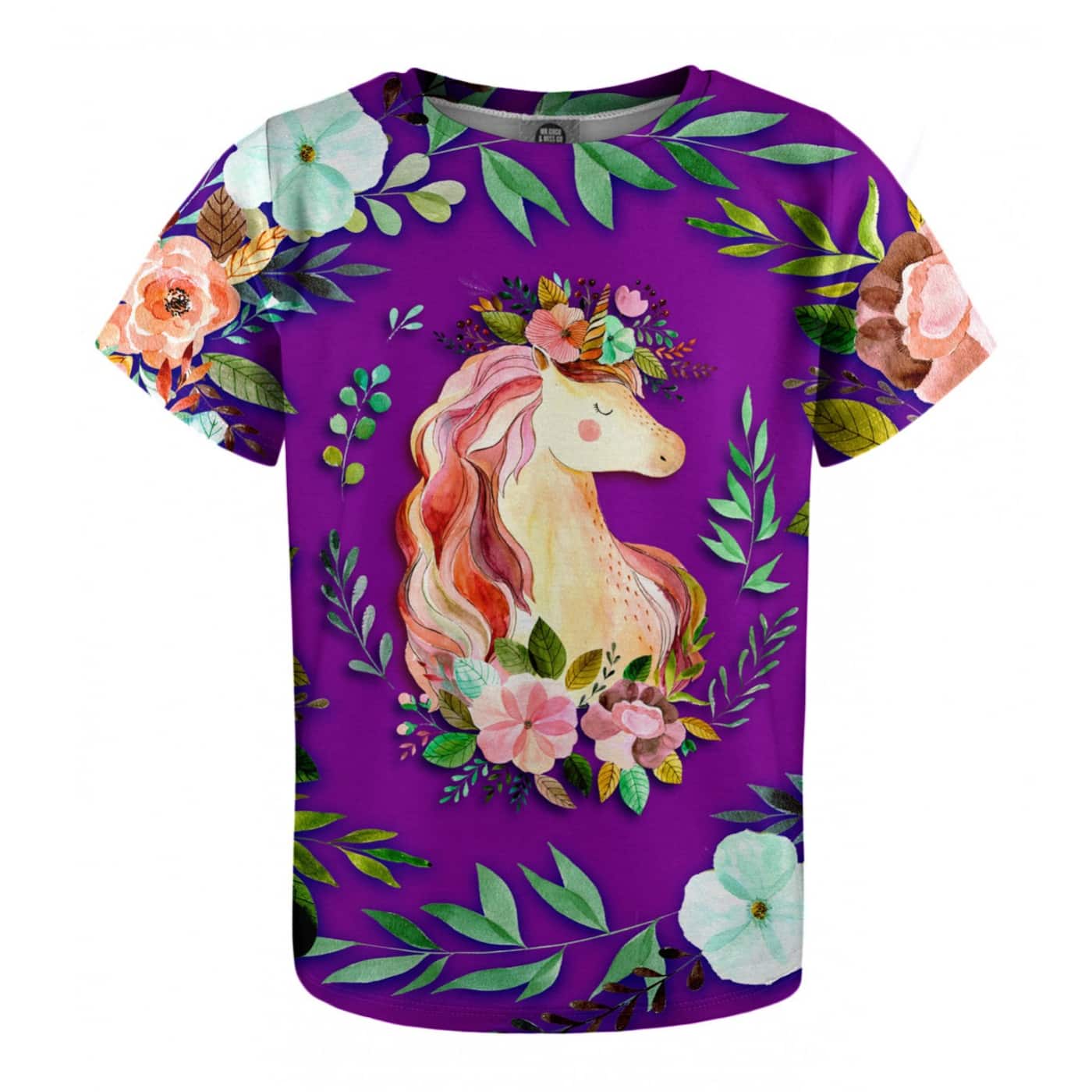 Mr. GUGU & Miss GO Unisex's T-shirt KTS-P1641 Violet