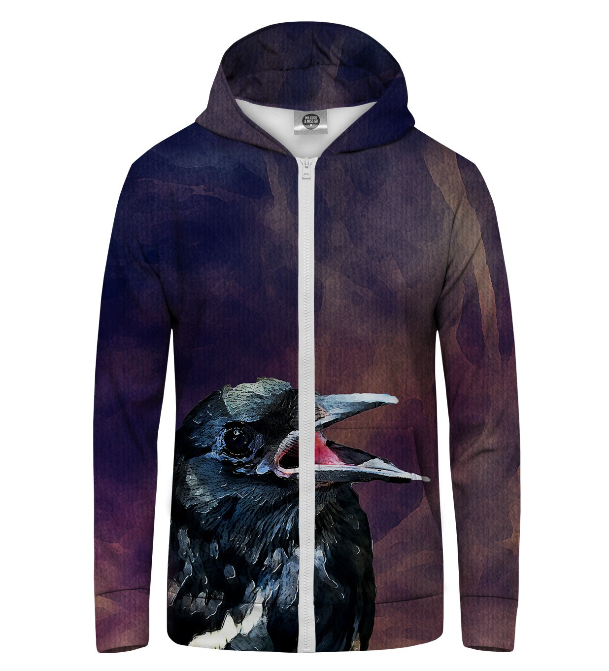 Mr. GUGU & Miss GO Unisex's Hoodie HKZ-U-PC 720 Violet