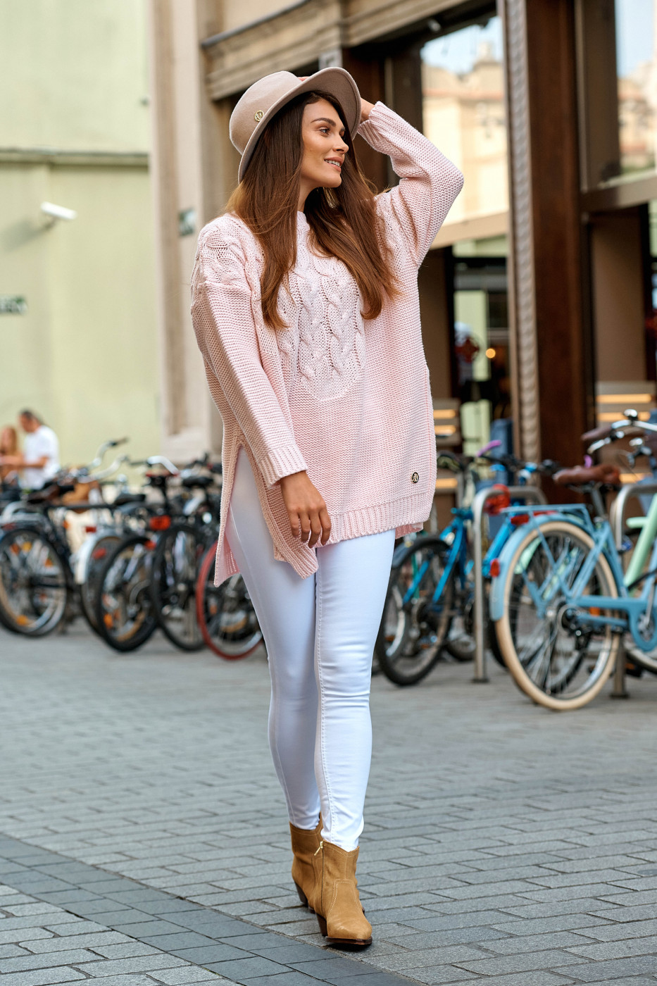 Lemoniade Woman's Sweater LS309 Powder