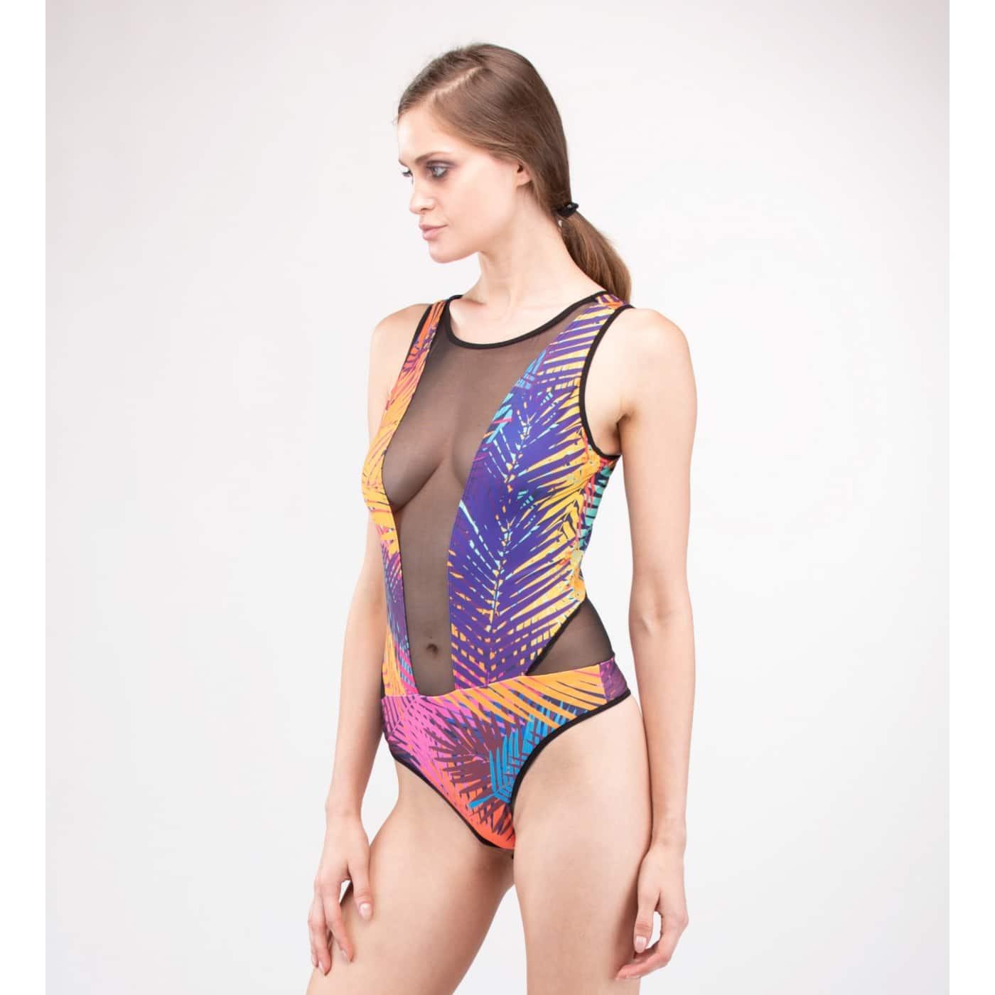 Mr. GUGU & Miss GO Woman's Bodysuit TMB1267 Violet