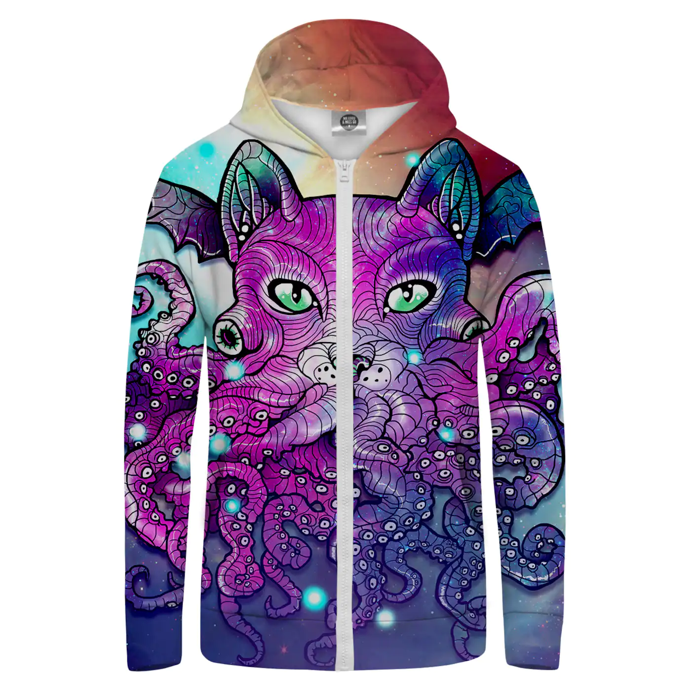 Mr. GUGU & Miss GO Unisex's Hoodie HKZ-U-PC 658 Violet
