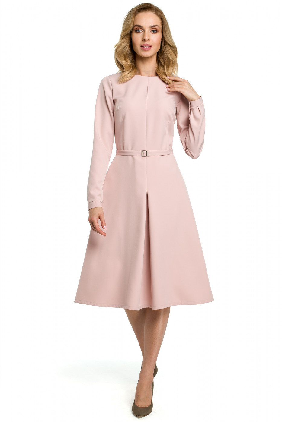 Made Of Emotion Woman's Dress M398 Powder