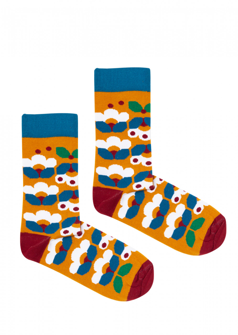 Kabak Unisex's Socks Patterned Vintage Flowers