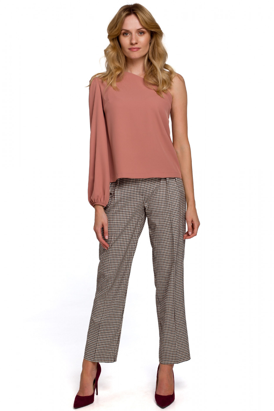 Makover Woman's Blouse K080 Rose