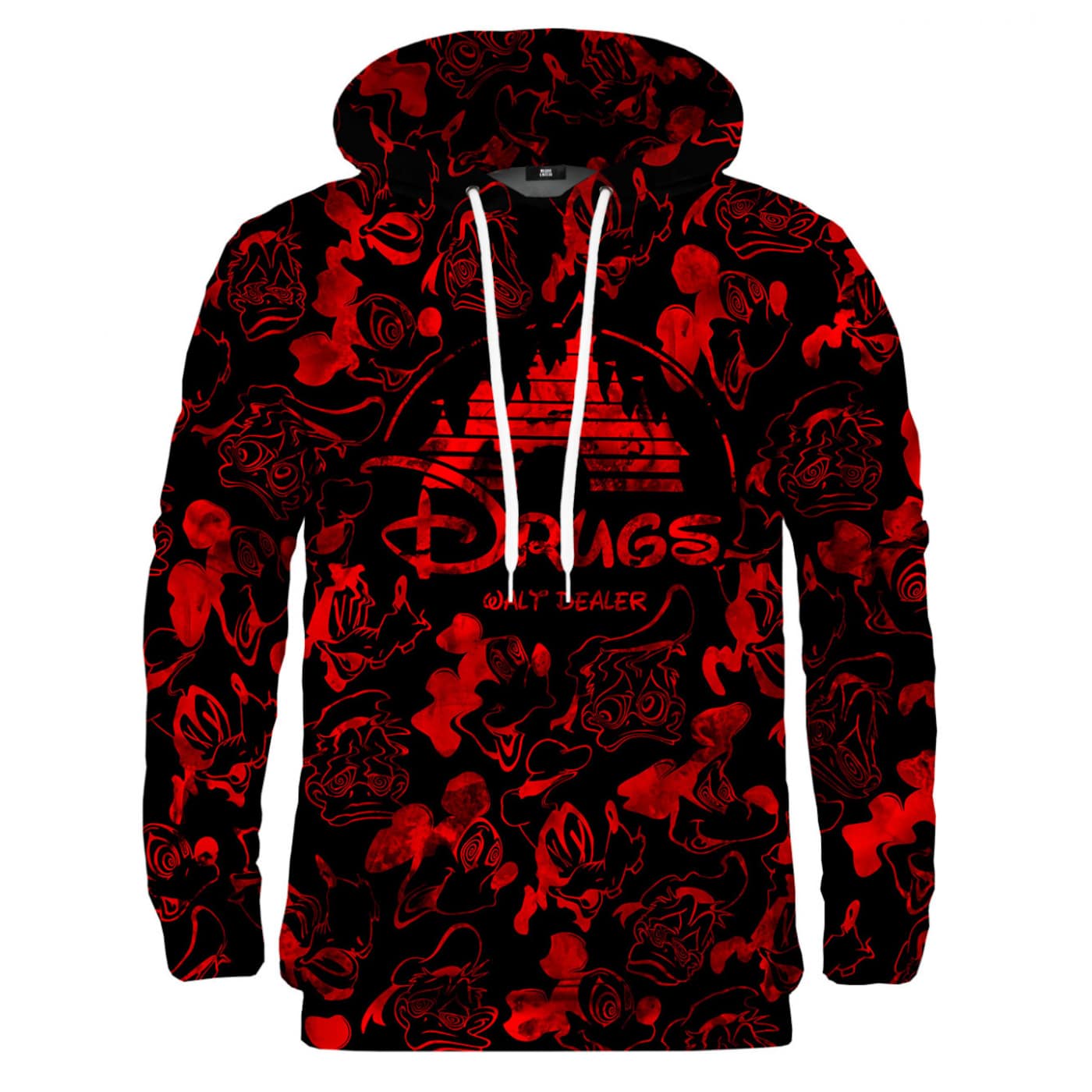 Mr. GUGU & Miss GO Unisex's Hoodie Kangaroo H-K1797