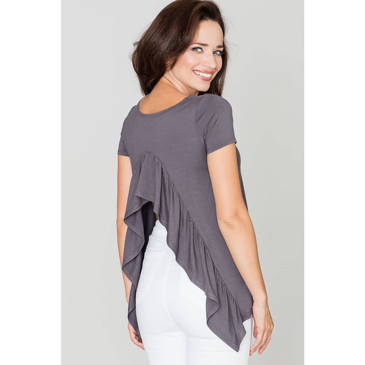 Katrus Woman's Blouse K291 Dark