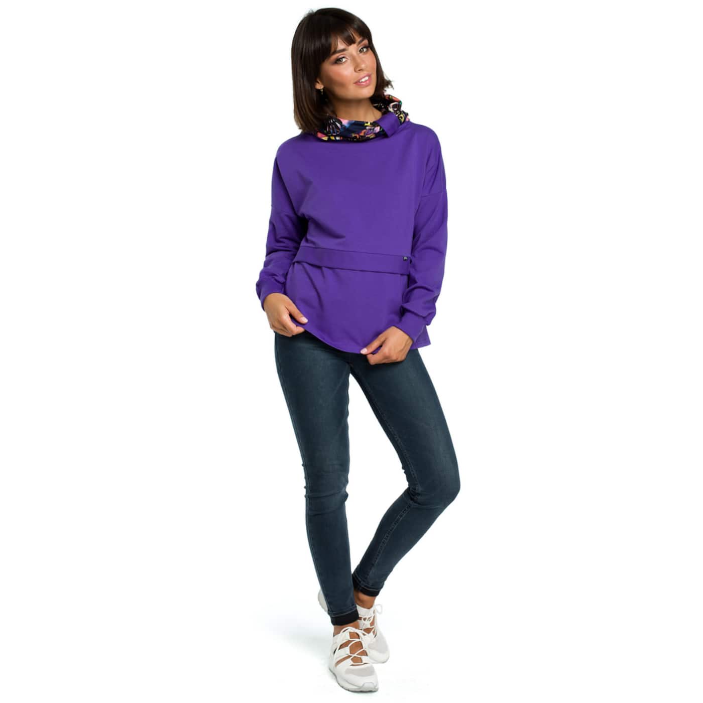 BeWear Woman's Sweatshirt B084 Violet