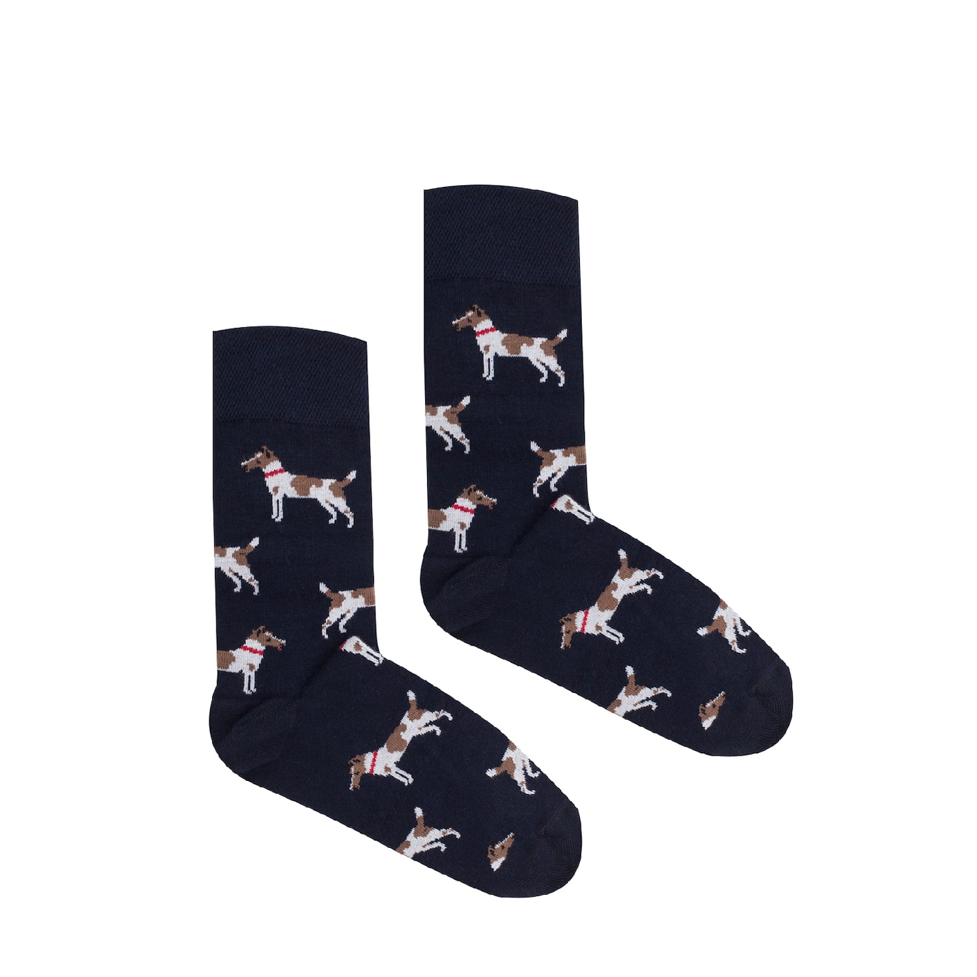 Kabak Unisex's Socks Patterned Foxteriers