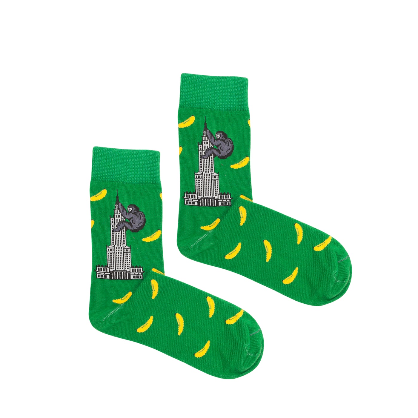 Kabak Unisex's Socks Patterned Kingkong Palace
