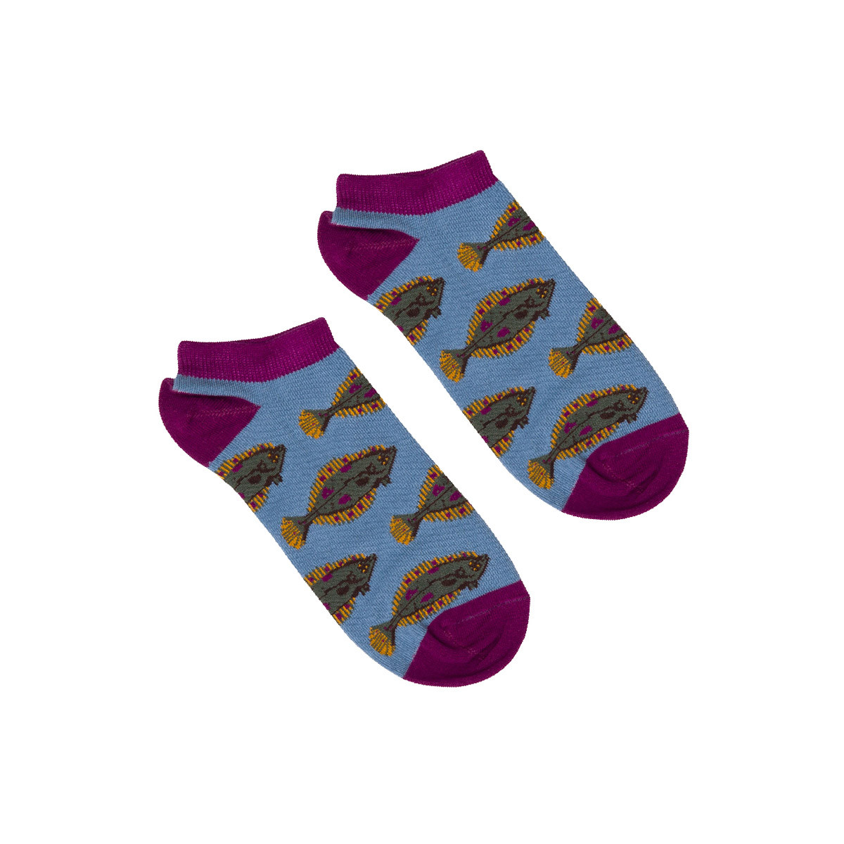 Kabak Unisex's Socks Short Flounder