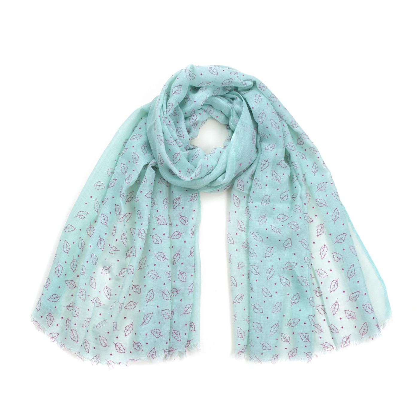 Art Of Polo Unisex's Scarf sz17395 Mint