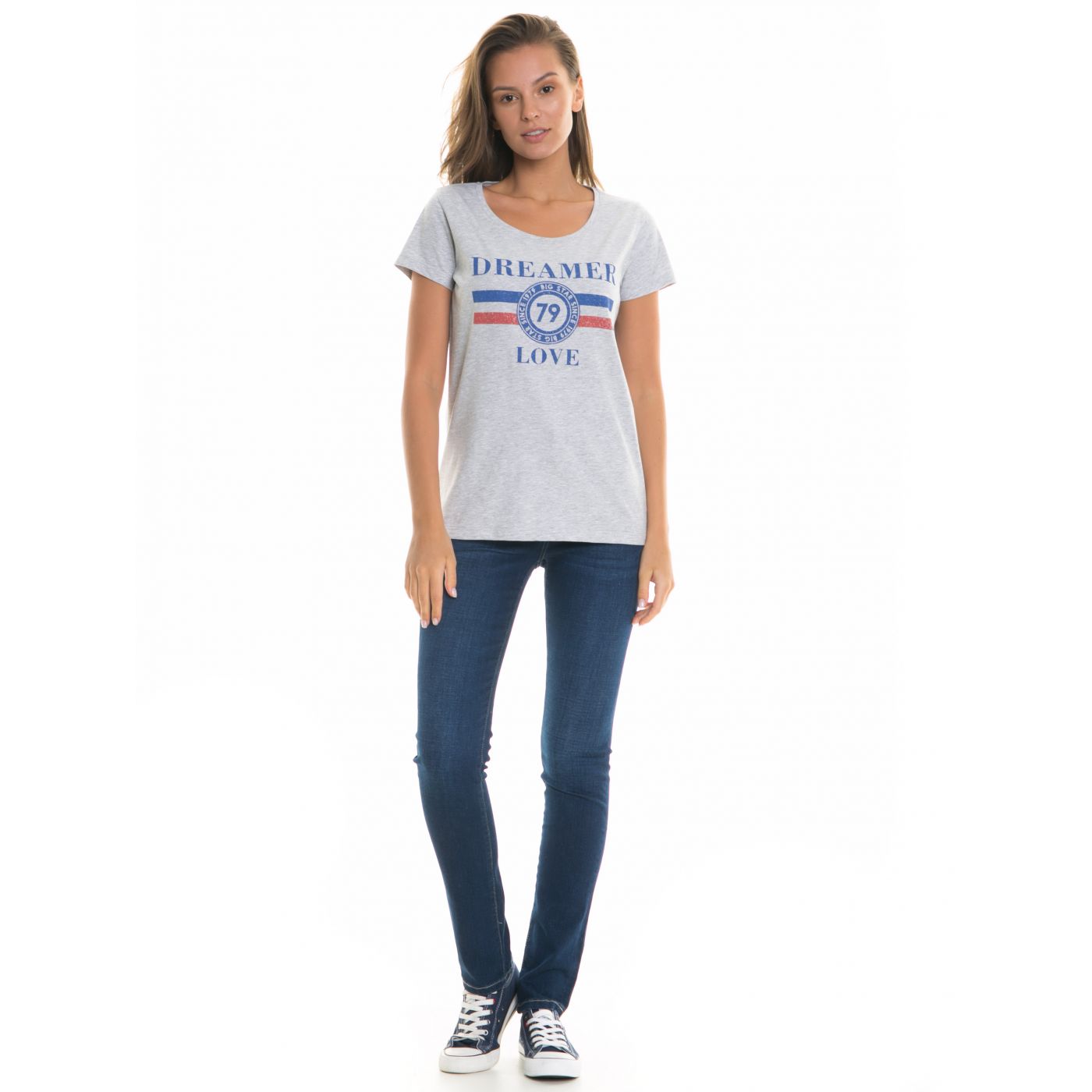 Big Star Woman's Shortsleeve T-shirt 158757 Light -925