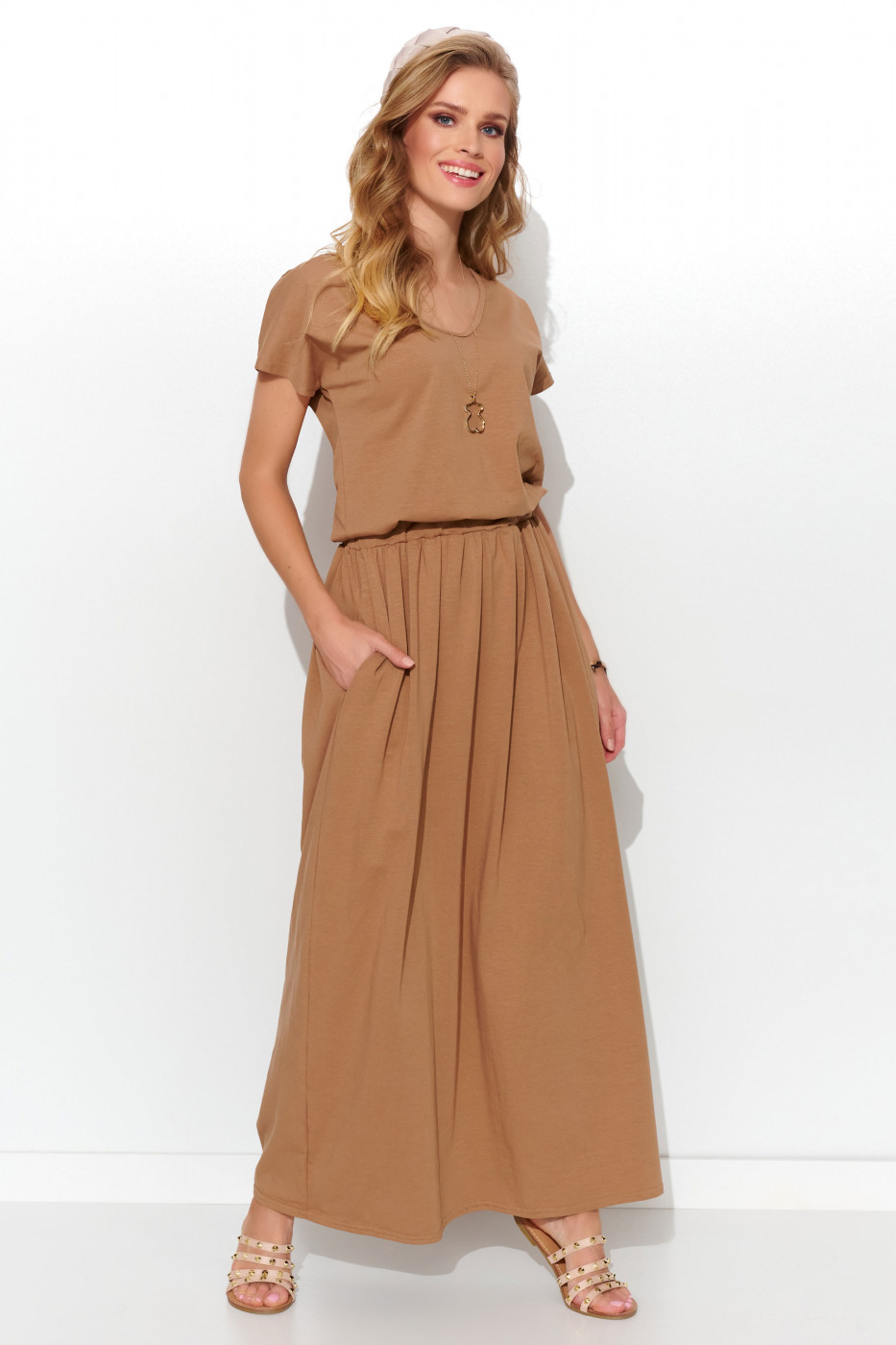 Numinou Woman's Dress Nu279 Cappuccino