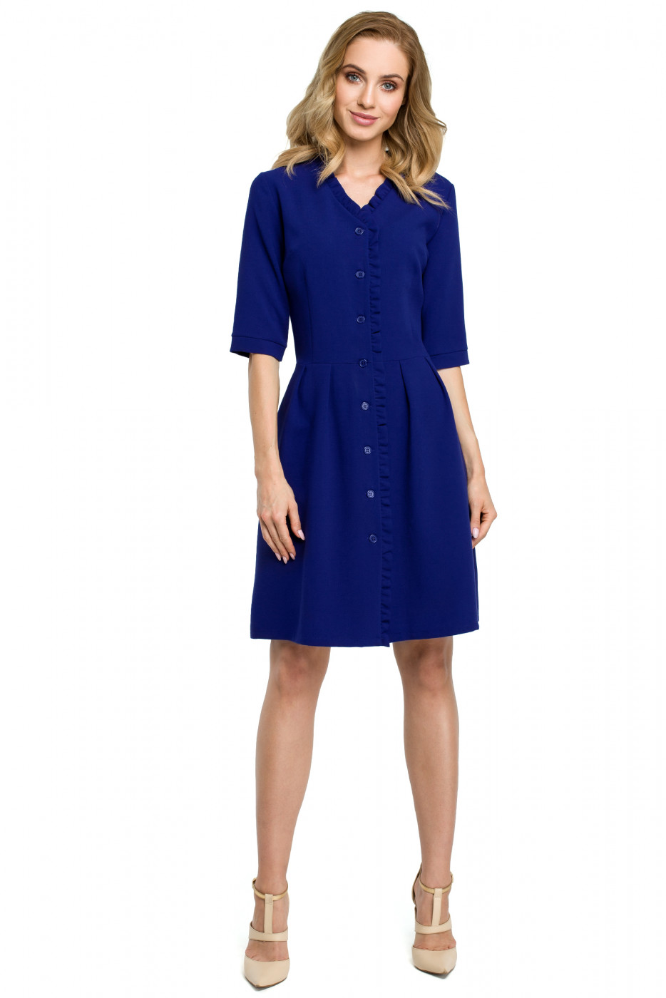 Made Of Emotion Woman's Dress M399 Royal