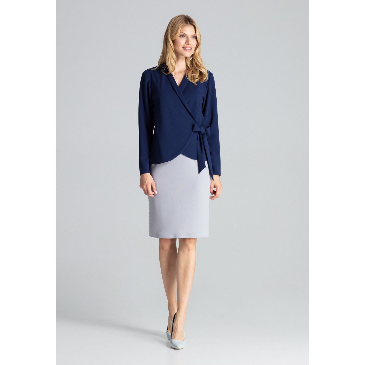 Figl Woman's Blouse M692 Navy Blue