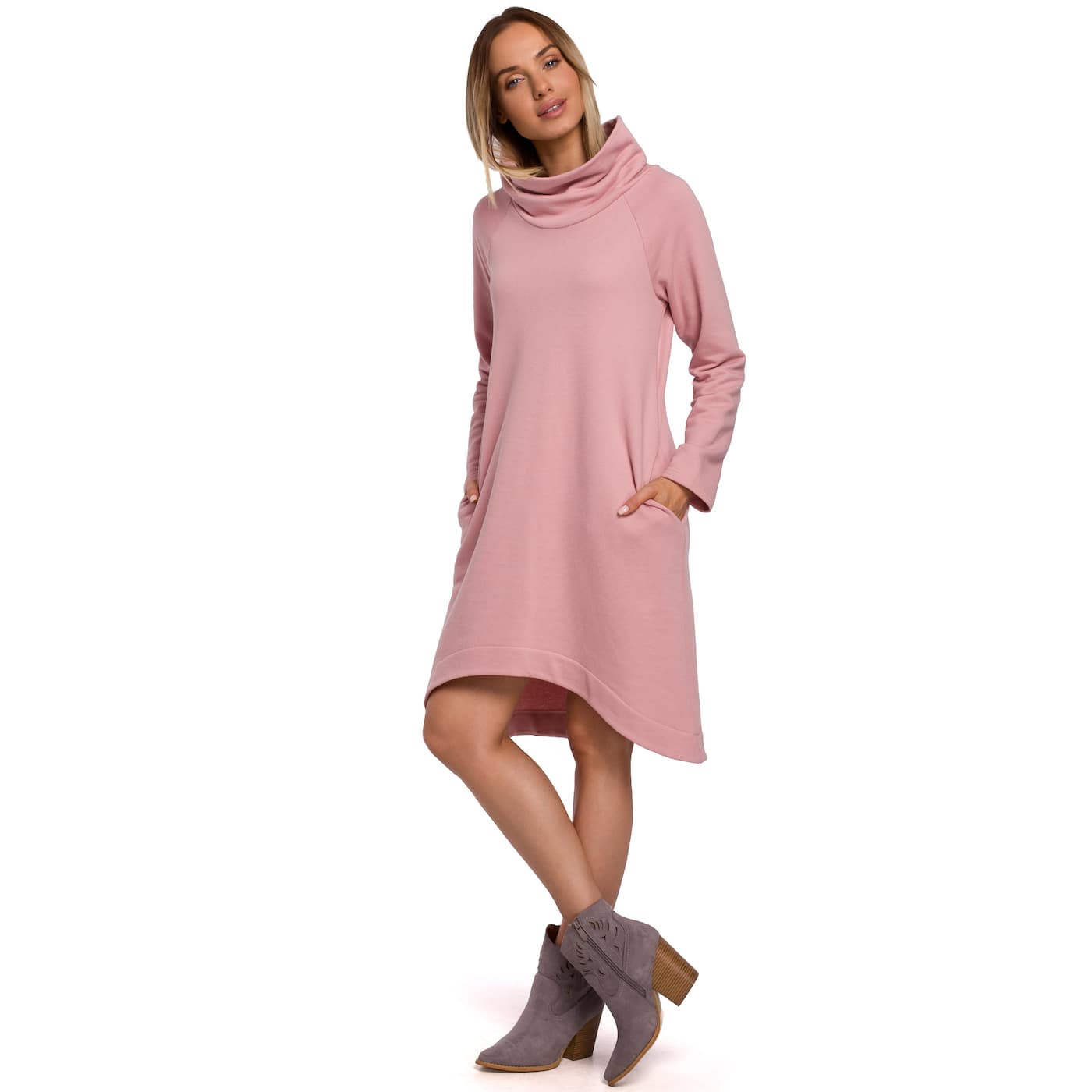 Made Of Emotion Woman's Dress M551 Powder