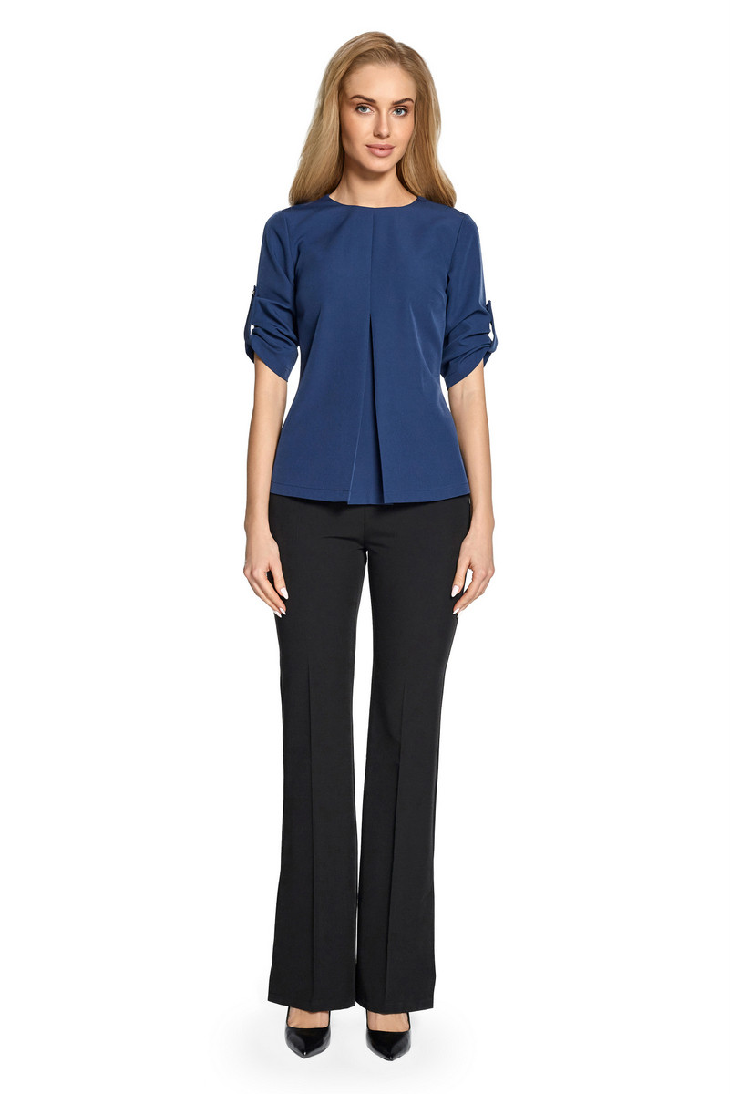 Stylove Woman's Blouse S097 Navy Blue
