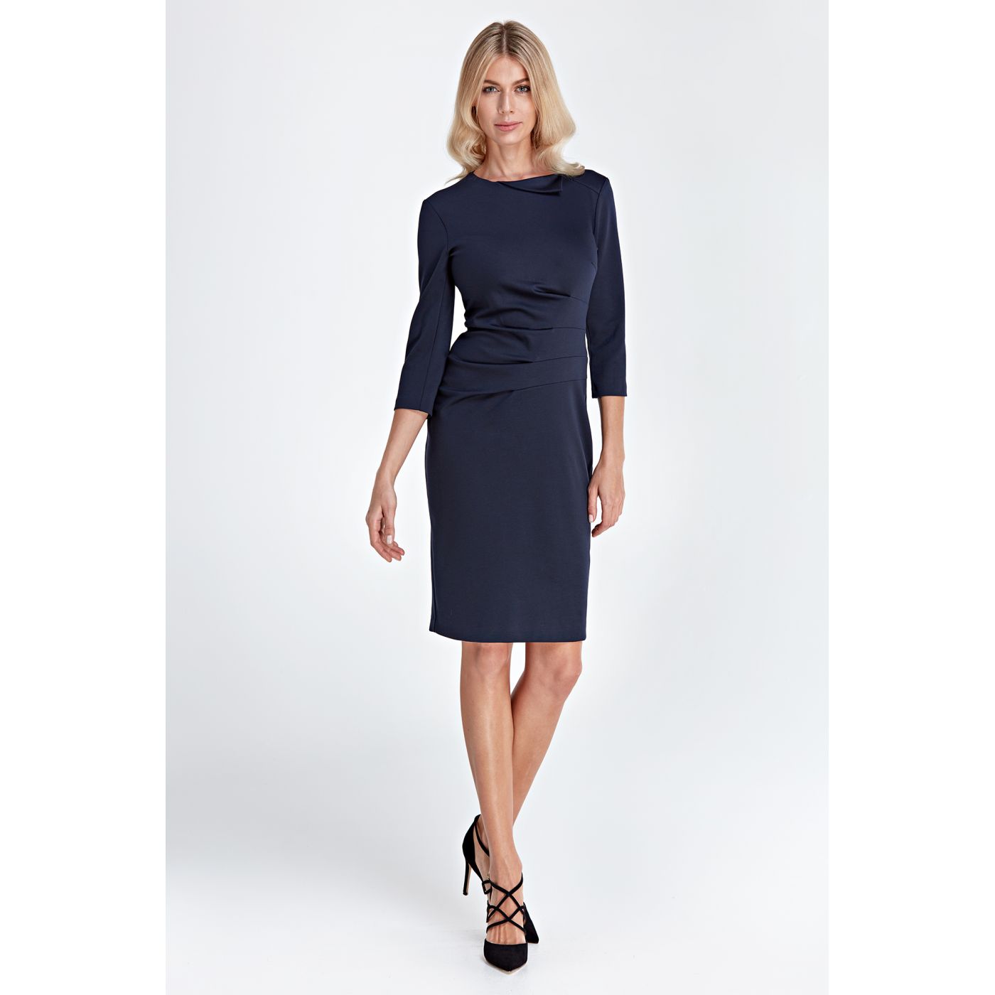 Colett Woman's Dress Cs03 Navy Blue