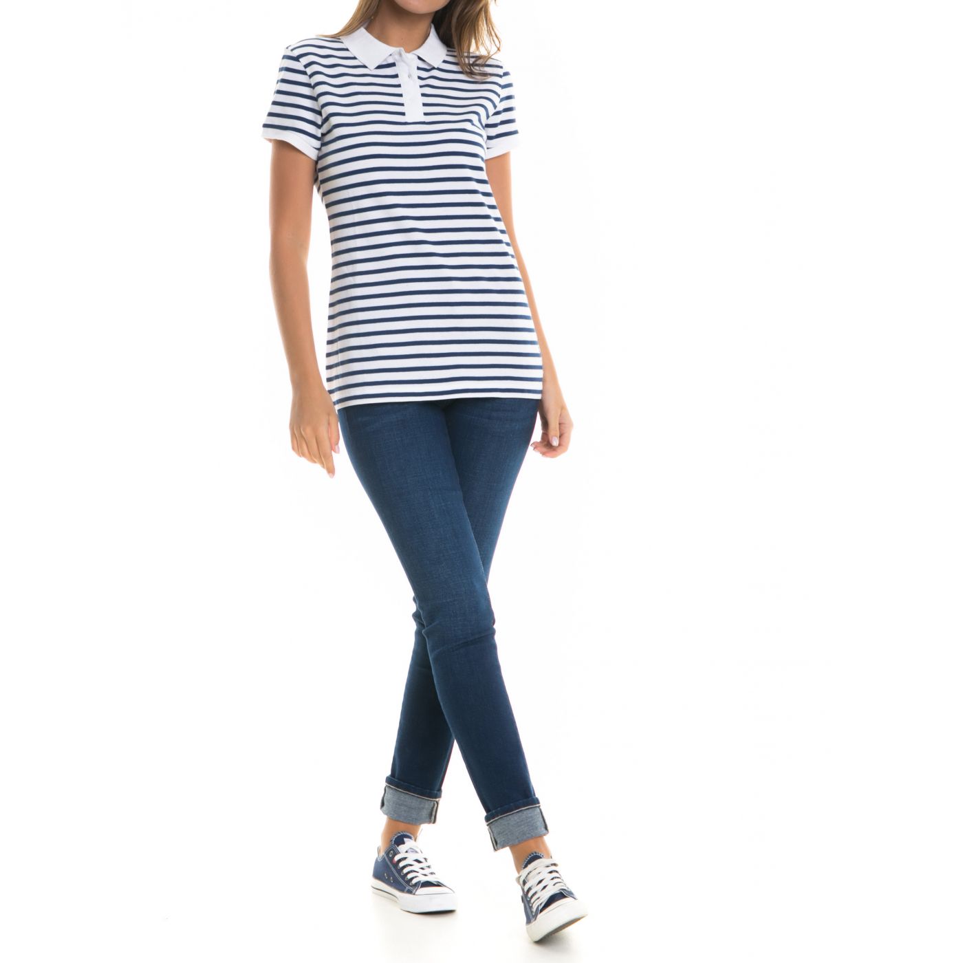 Big Star Woman's Shortsleeve Polo T-shirt 152520 -110