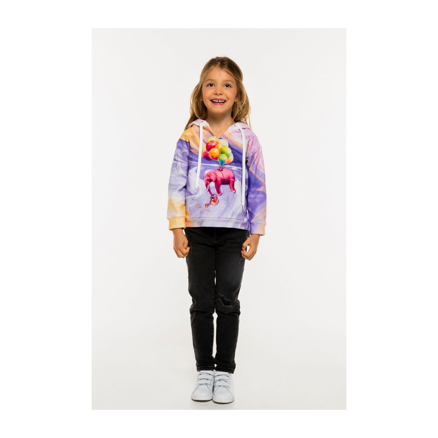 Mr. GUGU & Miss GO Unisex's Hoodie KH-K1623 Violet