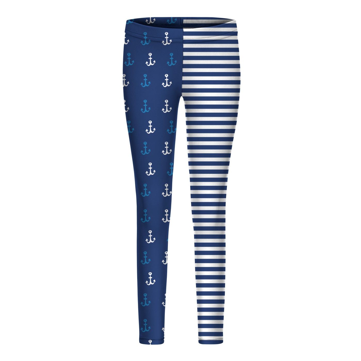 Mr. GUGU & Miss GO Woman's Leggings KL1632 Navy Blue