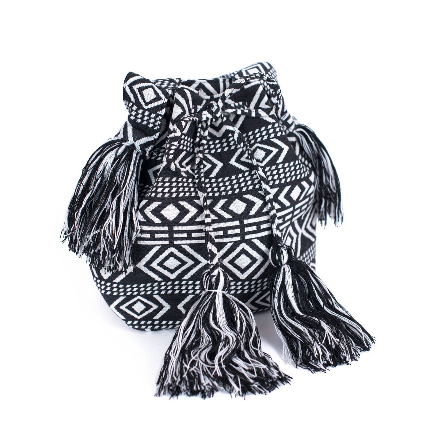 Art Of Polo Woman's Bag Tr18192 Black/White