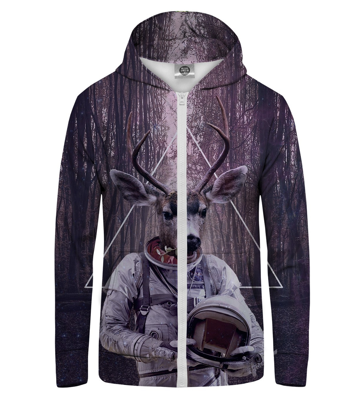 Mr. GUGU & Miss GO Unisex's Hoodie HKZ-U-PC 088 Violet
