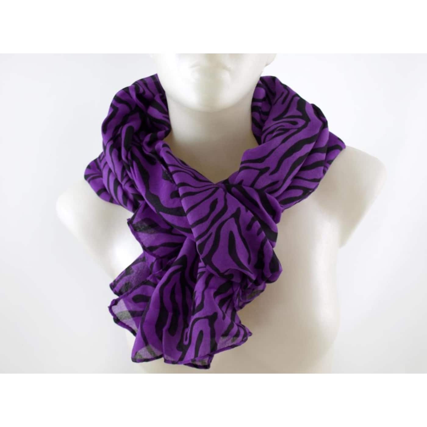 Art Of Polo Woman's Scarf Sz0241 Violet-1