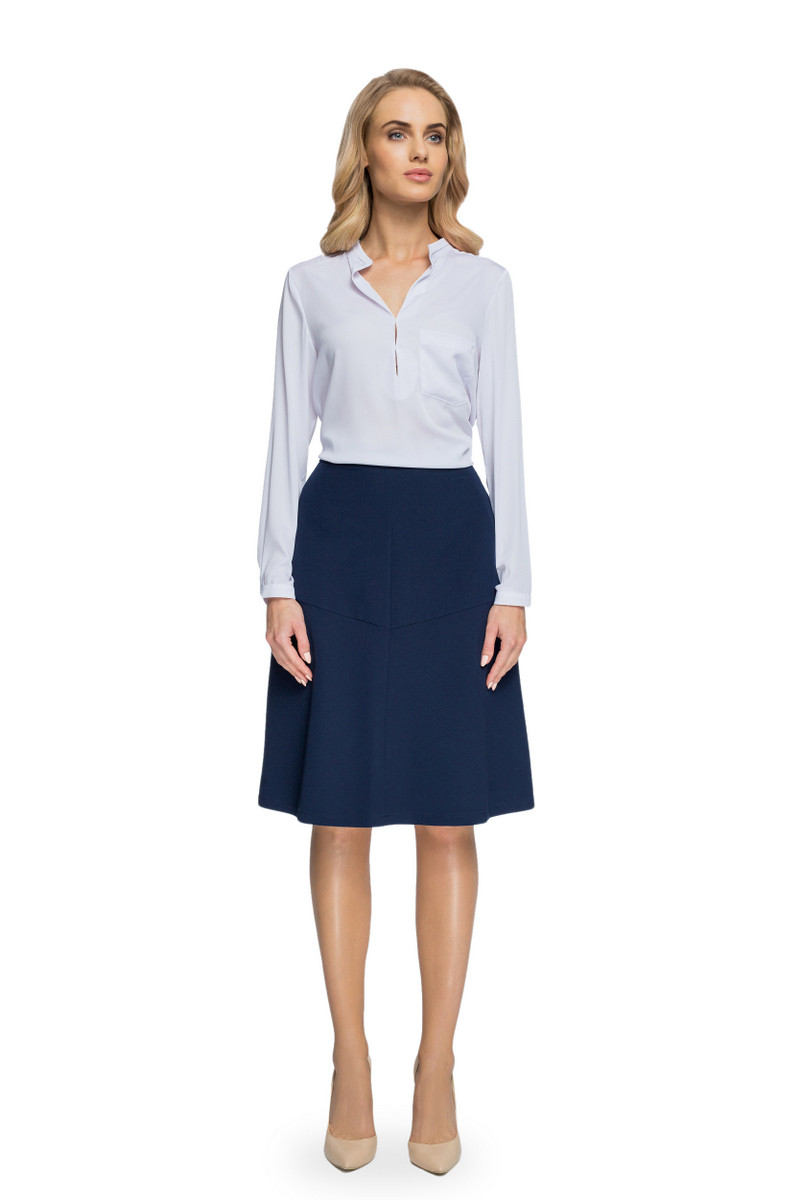 Stylove Woman's Skirt S085 Navy Blue
