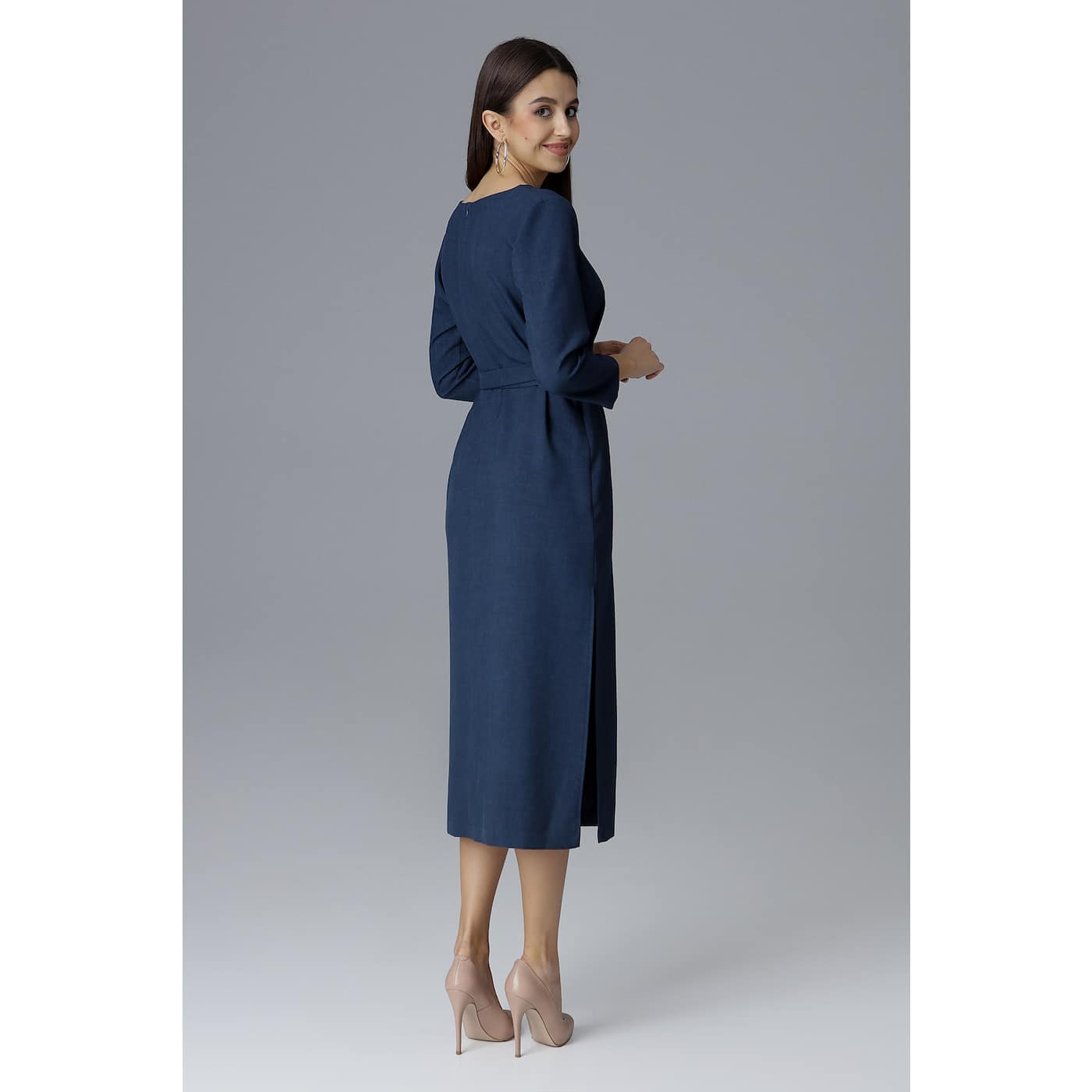 Figl Woman's Dress M631 Navy