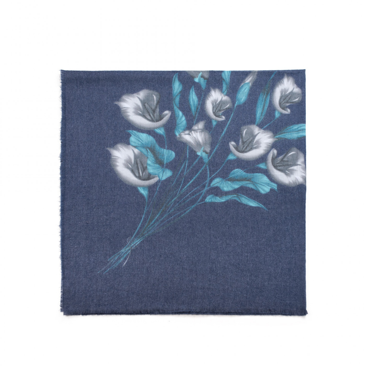 Art Of Polo Woman's Shawl sz18543 Navy Blue