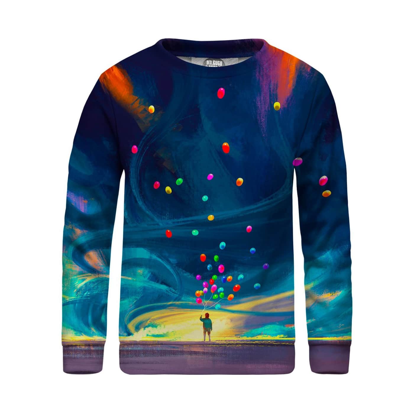 Mr. GUGU & Miss GO Unisex's Sweater KS-PC1053 Navy Blue