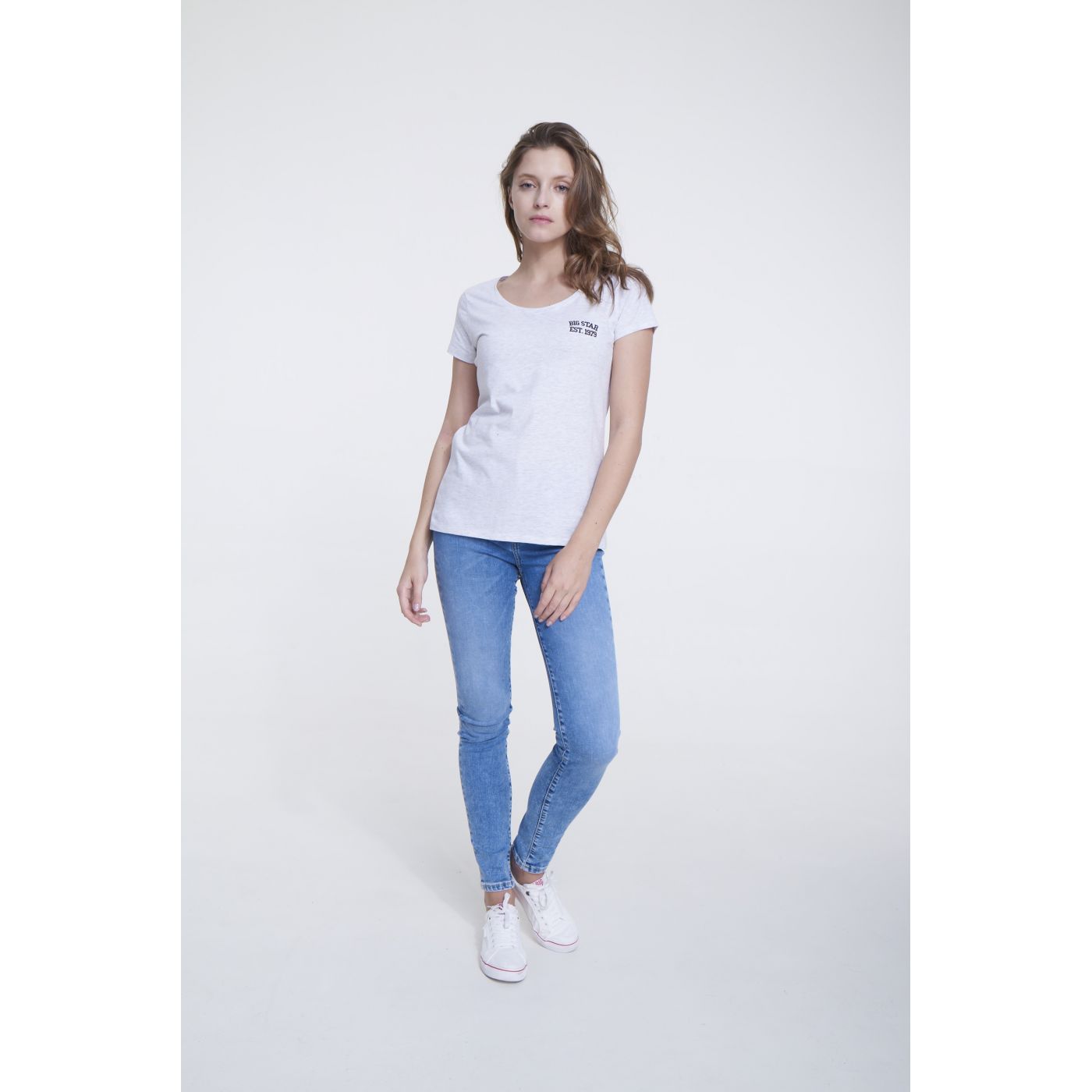 Big Star Woman's Shortsleeve T-shirt 158787 Light -975
