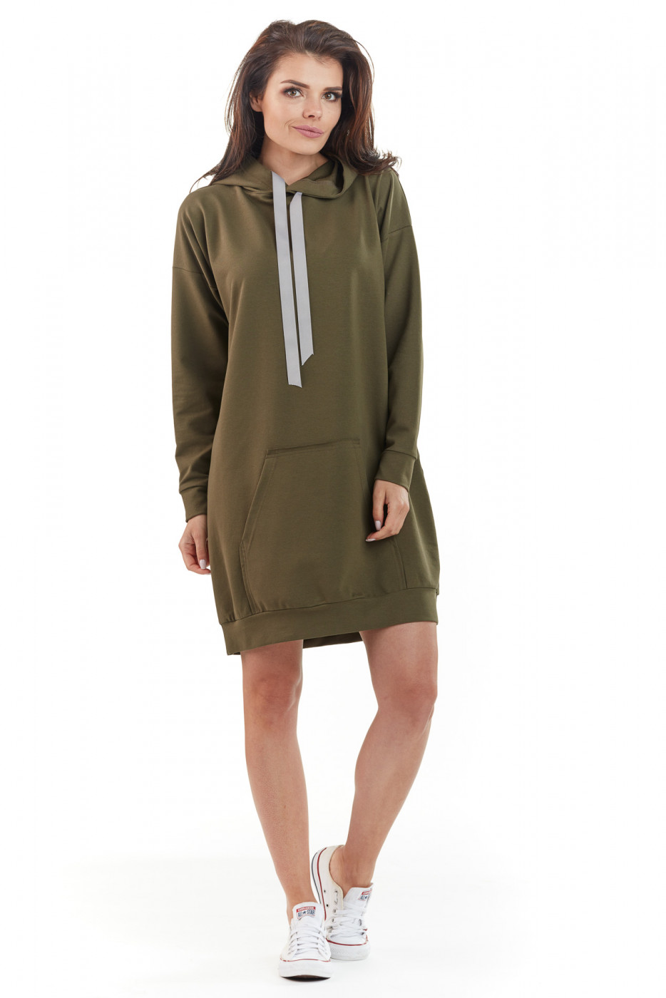 Awama Woman's Dress A212 Khaki