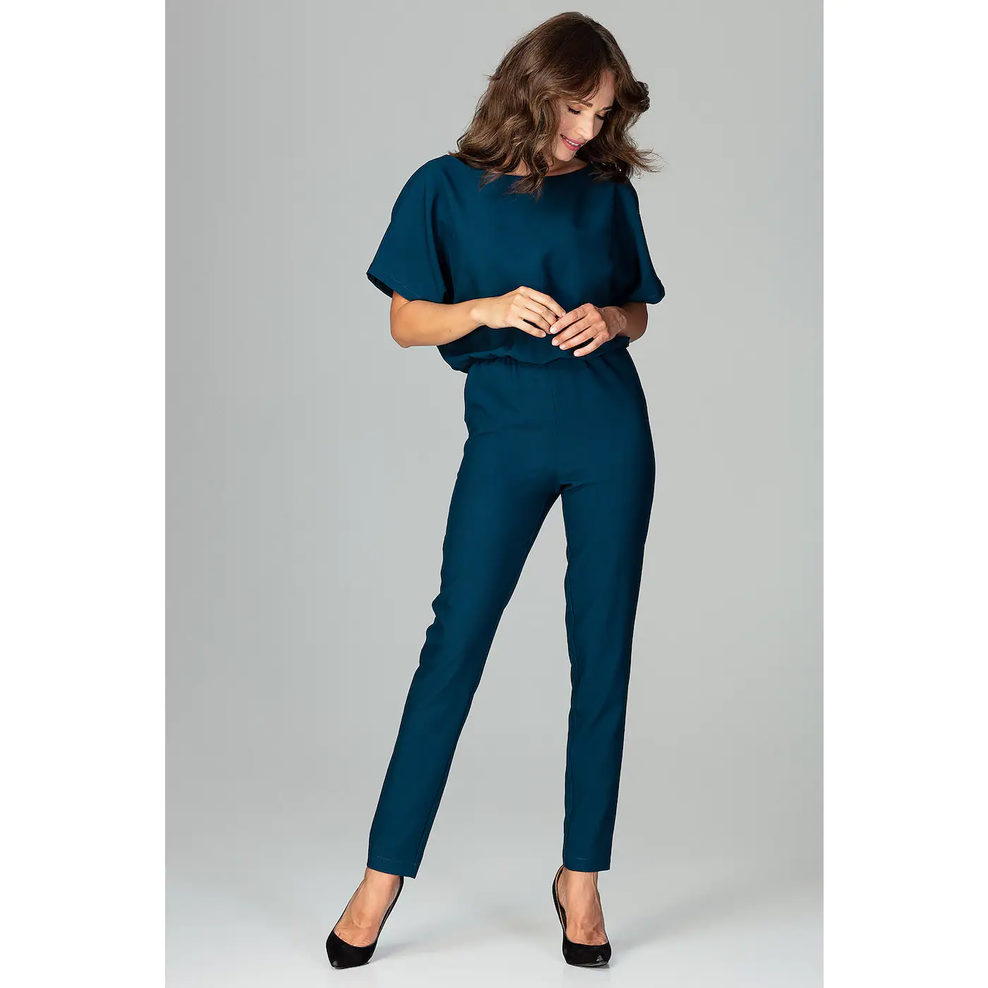 Lenitif Woman's Jumpsuit K495 Sea