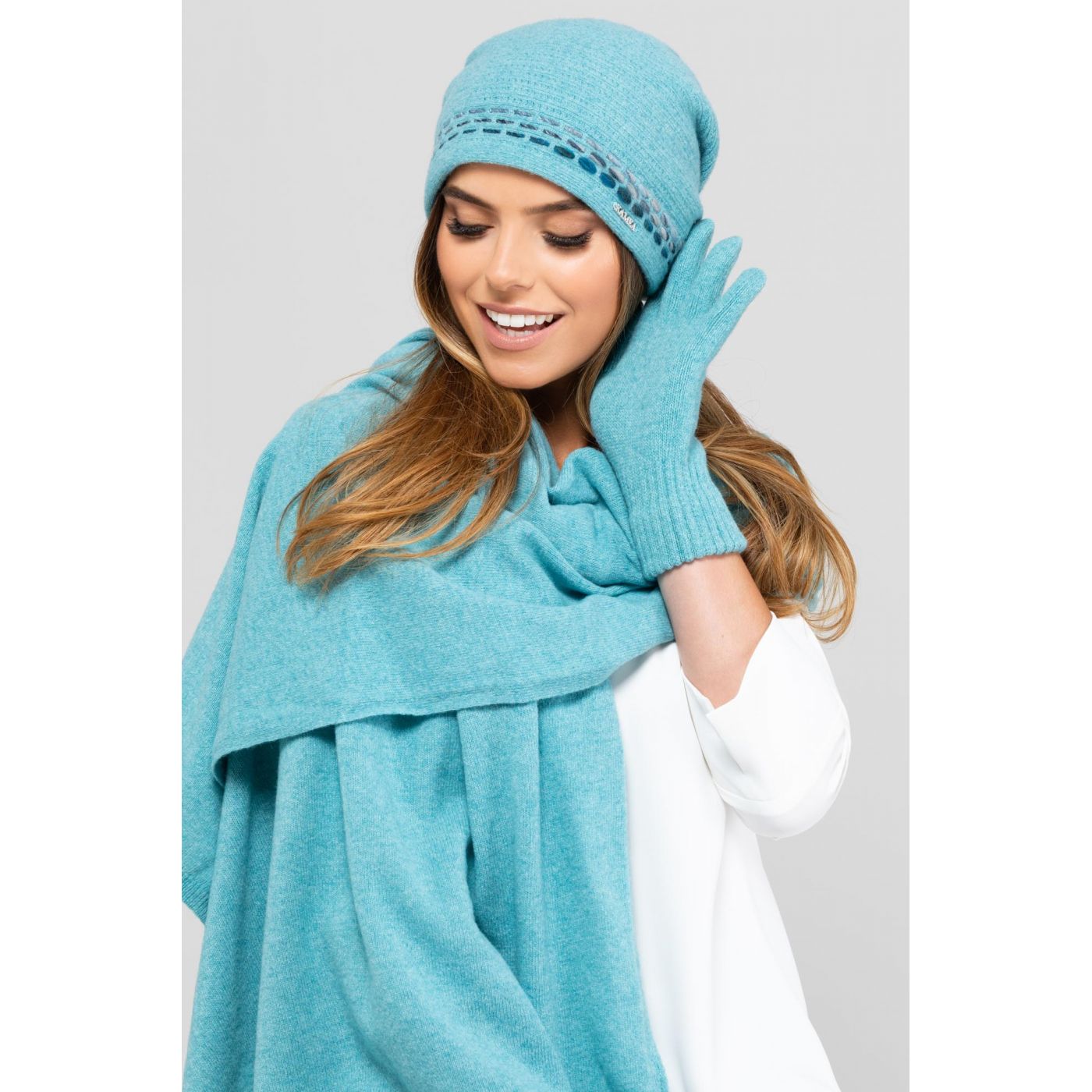 Kamea Woman's Hat K.19.019.18 Turquoise