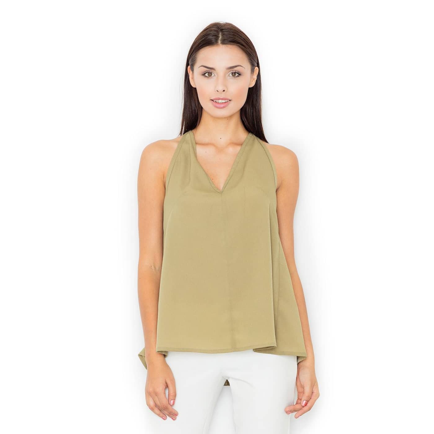 Figl Woman's Blouse M480 Olive