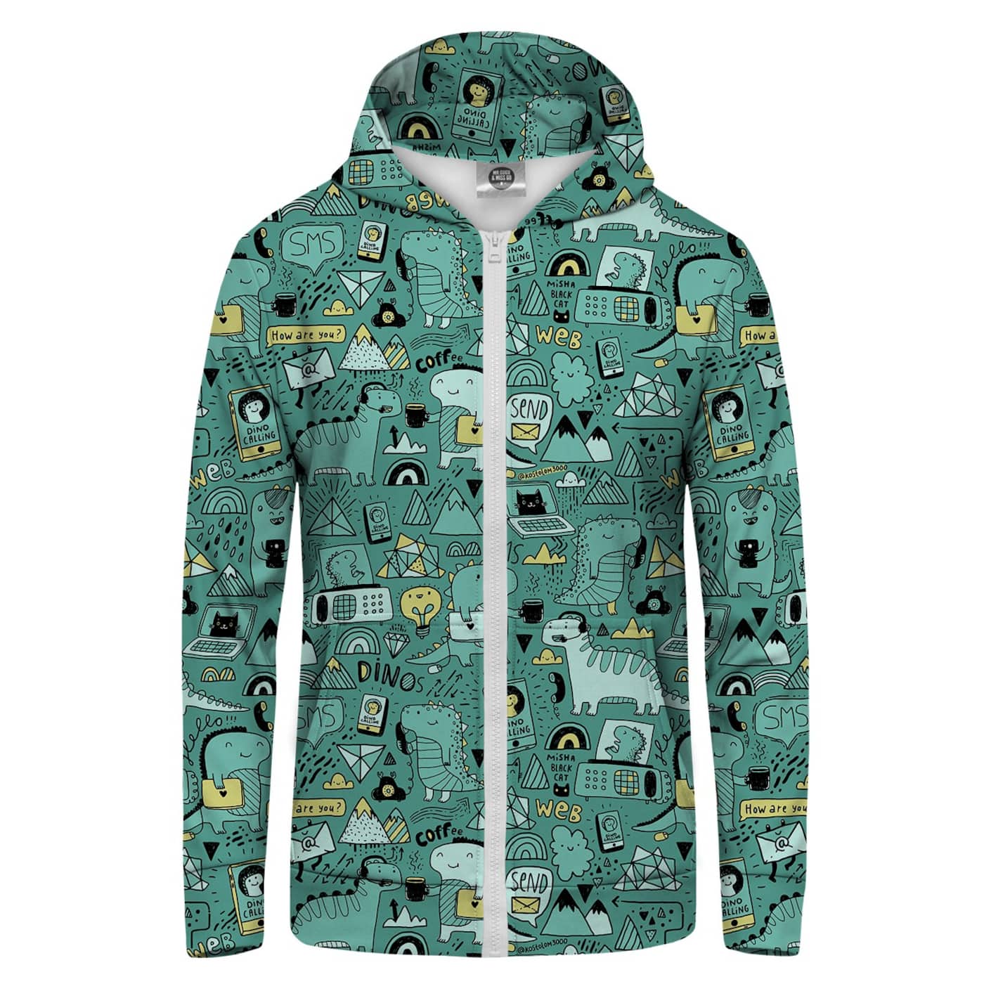 Mr. GUGU & Miss GO Unisex's Hoodie HKZ-U-PC 839