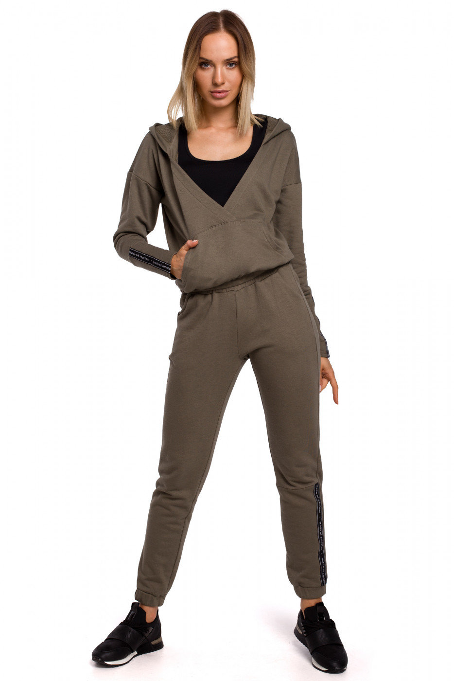 Made Of Emotion Woman's Sweatshirt M552 Khaki