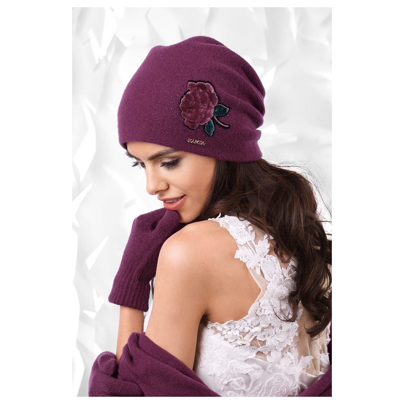 Kamea Woman's Hat K.18.020.10 Burgundy