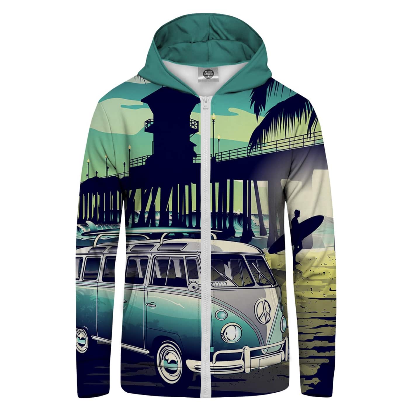 Mr. GUGU & Miss GO Unisex's Hoodie HKZ-U-PC 665 Navy Blue