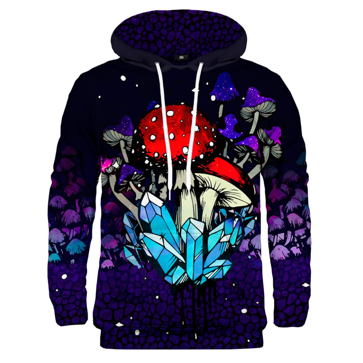 Mr. GUGU & Miss GO Unisex's Hoodie Kangaroo H-K1761 Purple