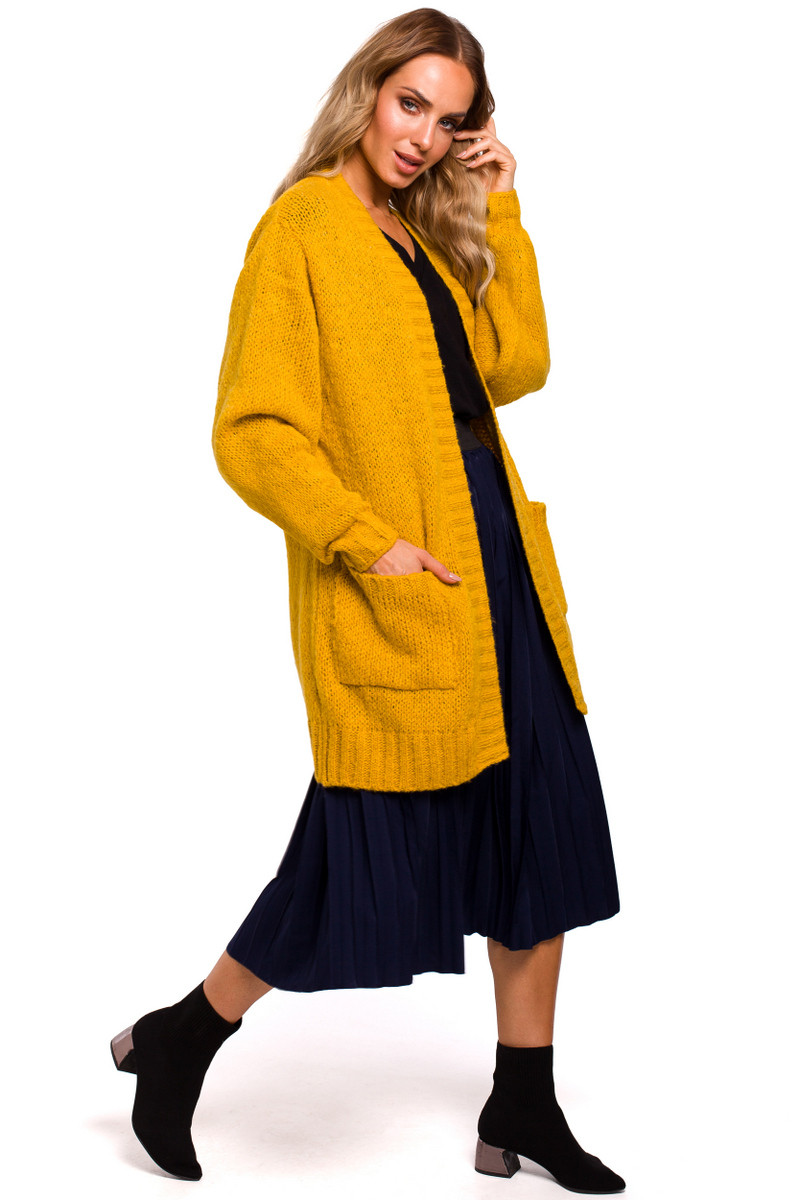Made Of Emotion Woman's Cardigan M467 Honey